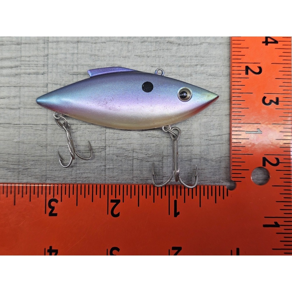 Vintage Bill Lewis Mini-Trap 1/4 oz Lipless Crankbait Rare Purple Pearl